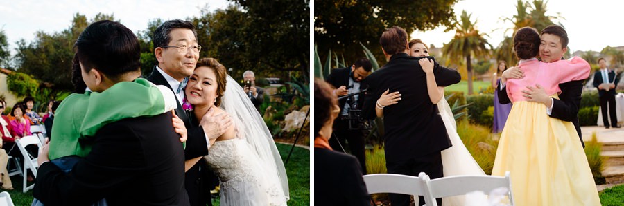 A triptych of ring exchange sequence at a Wedding
